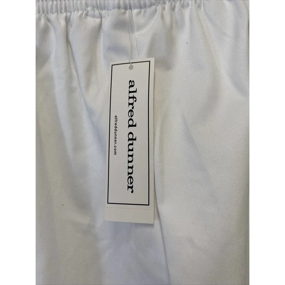 Copied - White Alfred Dunner Women's Pull-on Classic Fit Pants Size 18